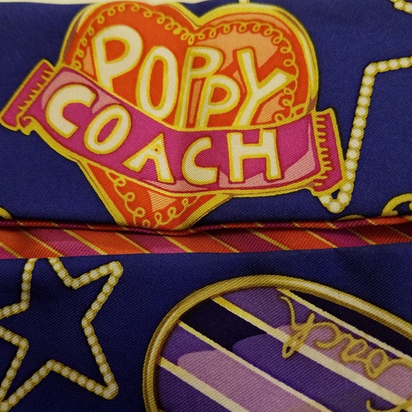 RARE!!! Coach🌺Poppy Pony Scarf - Picture 2 of 8